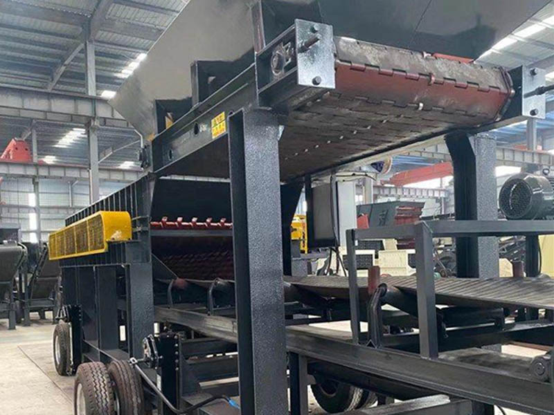 移動式泥石粘土分離機 移動式泥石粘土分離機